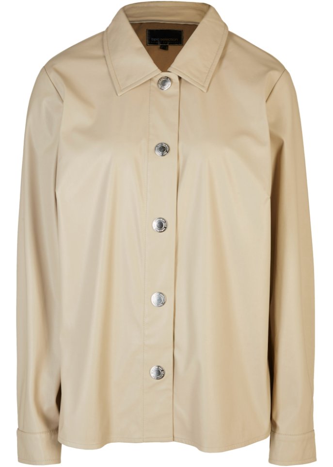 Lederimitat Blusenjacke