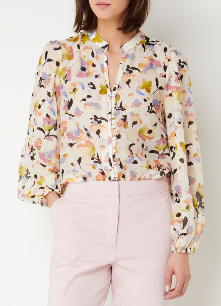 Camicetta Maddie di Phase Eight in misto seta con stampa floreale.
