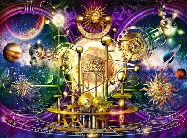 Puzzle 500 Teile - Planetensystem