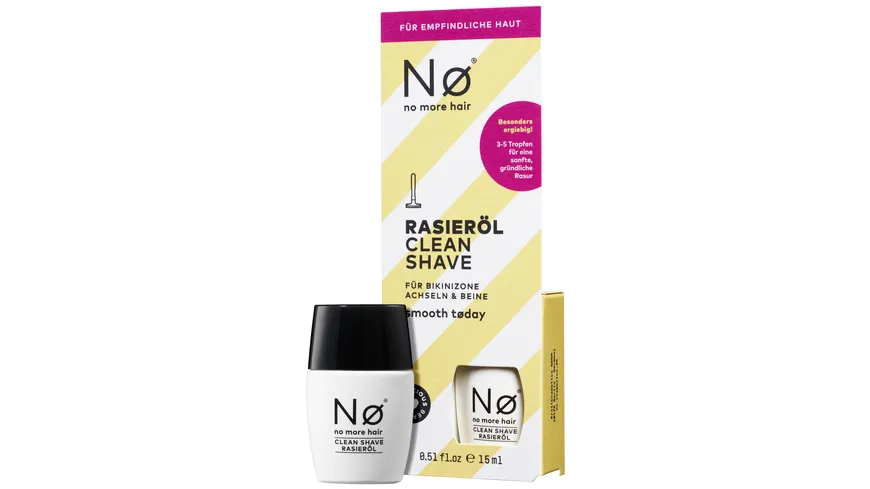 Nø Cosmetics smooth tøday Rasieröl 15 ml