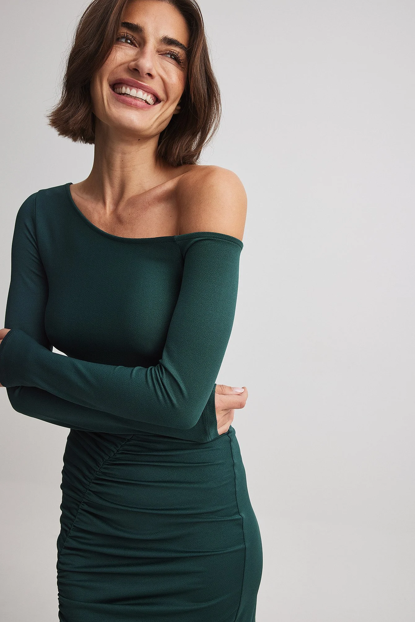 Maxikleid mit Rüschen