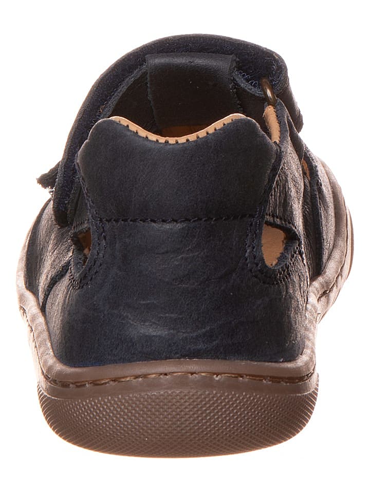 POM POM Leder-Barfußschuhe in Dunkelblau günstig kaufen 30
