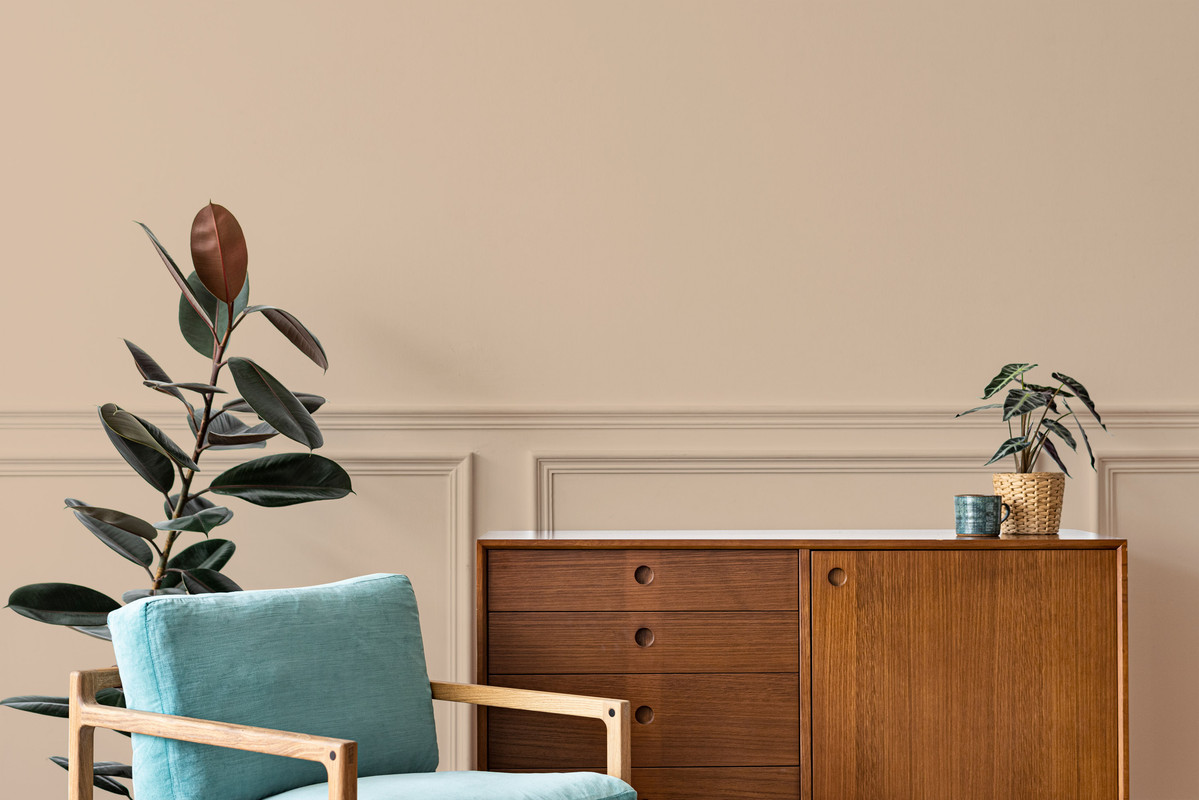 AS Creation A.S. Création - Wandfarbe Beige 