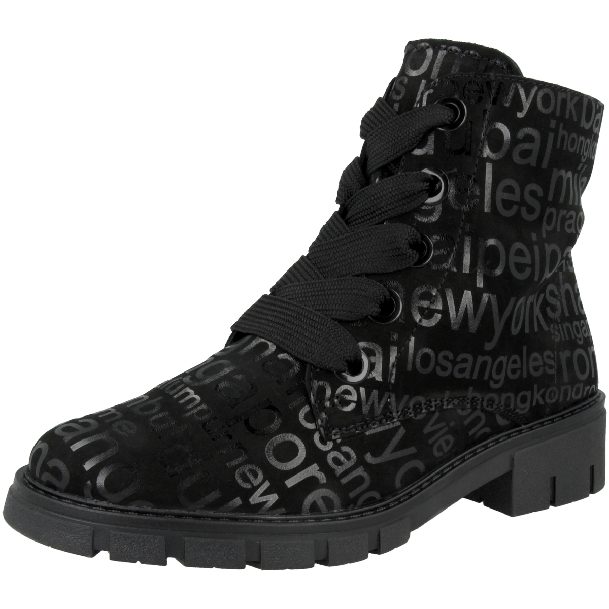 Ara 12-23126 Schnürboots schwarz