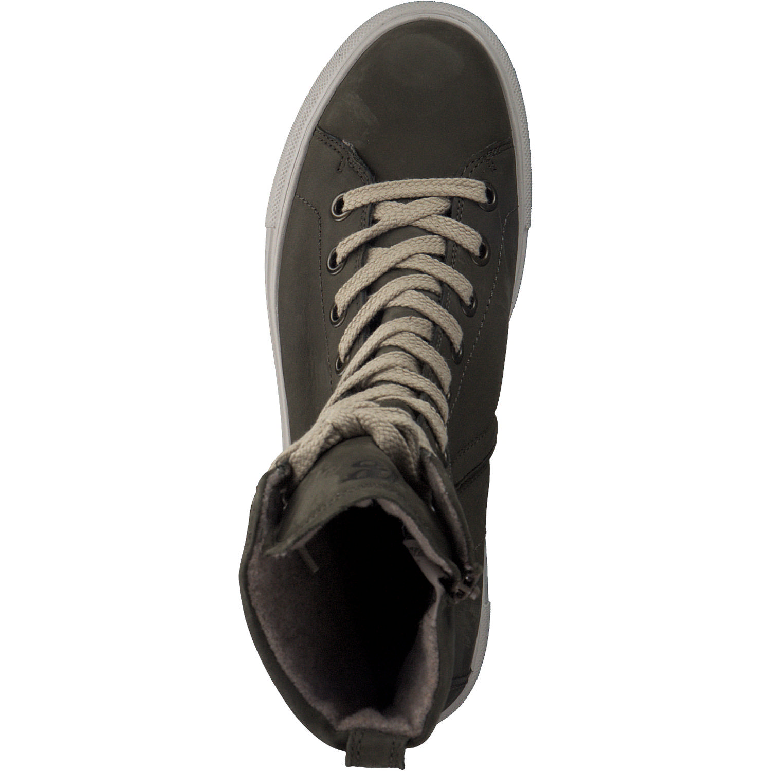 Paul Green 9870, Schnürstiefeletten, Damen, Olive