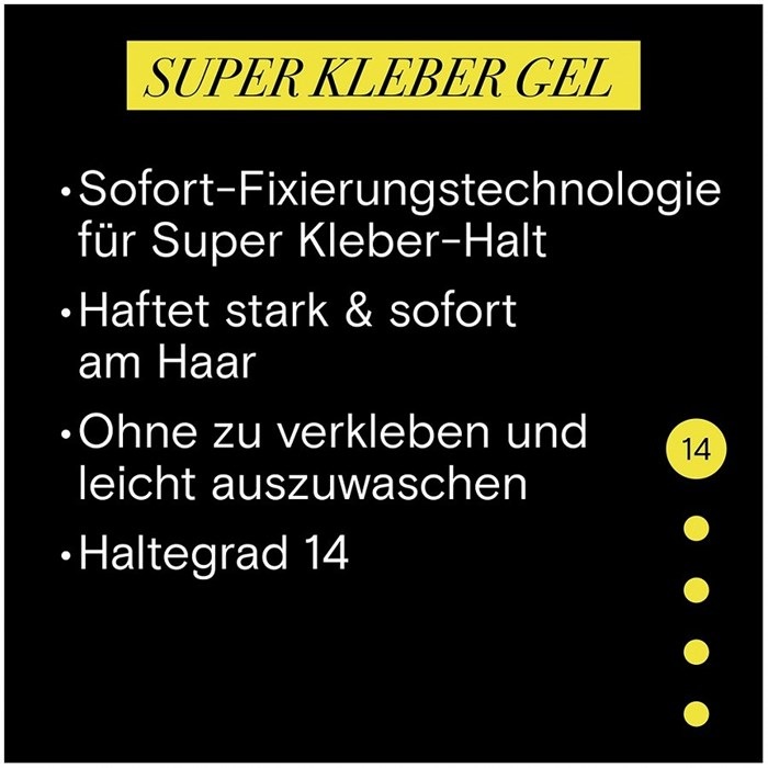 Super Kleber Styling Gel (Halt 14)