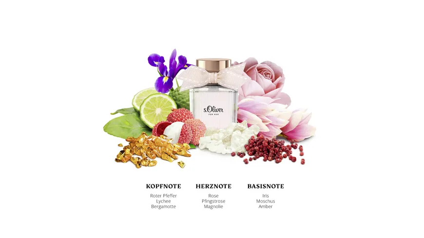 s.Oliver FOR HER Eau de Parfum Naturalspray 30 ml