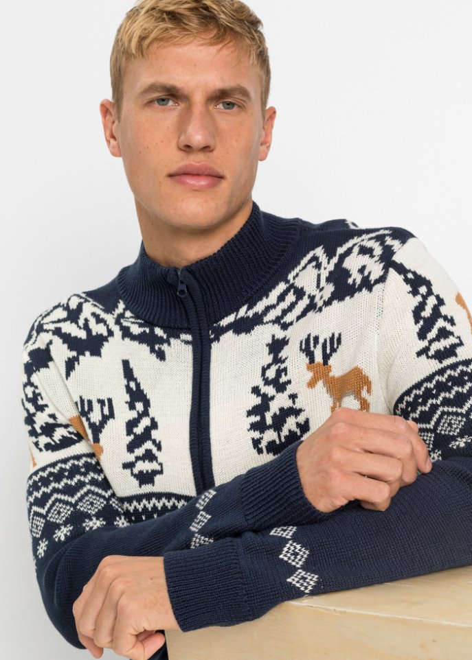 Norweger-Strickjacke