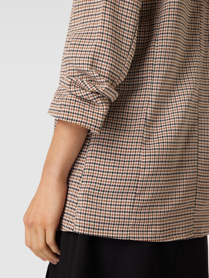 Blazer mit  Animal-Print Modell 'BOSELLA' in beige