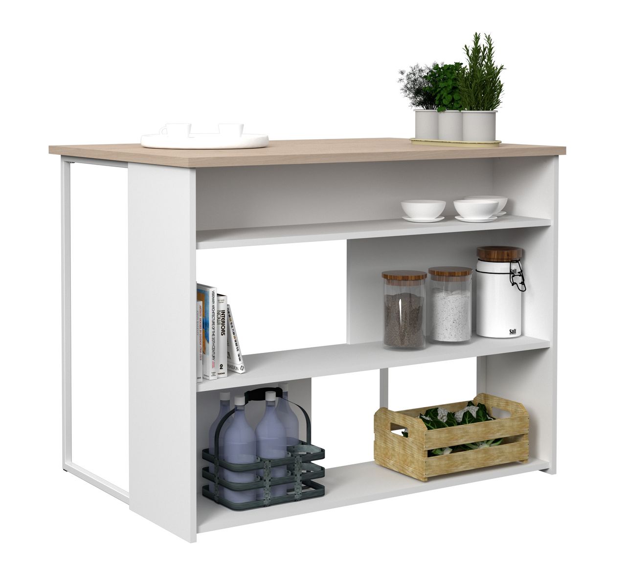 Parisot Buffet - Set, Socool 1 - Buffet mit Theke/Insel