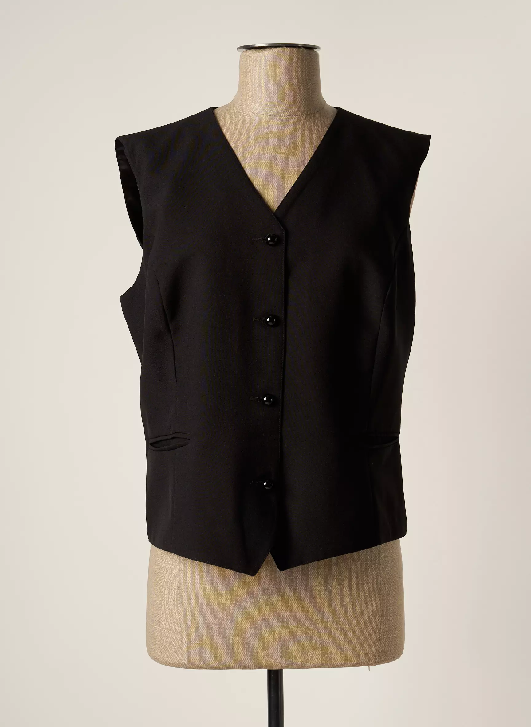 Robur Gilets Manches Courtes Femme couleur noir