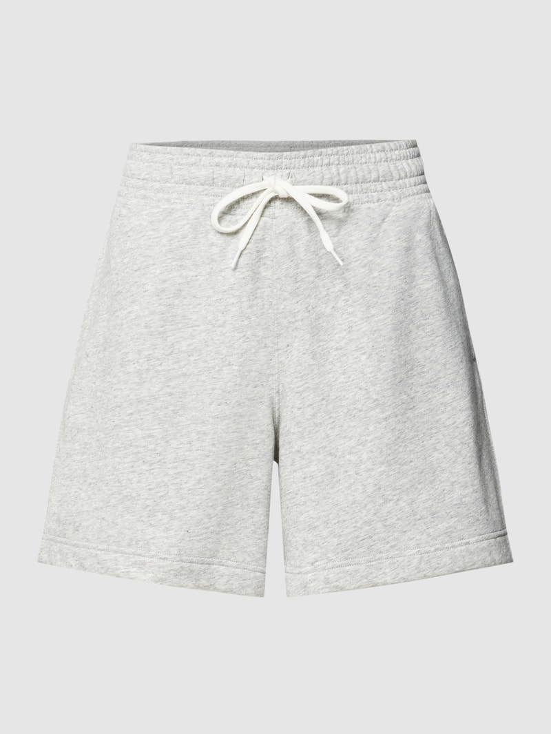 Sweatshorts mit elastischem Bund in stein