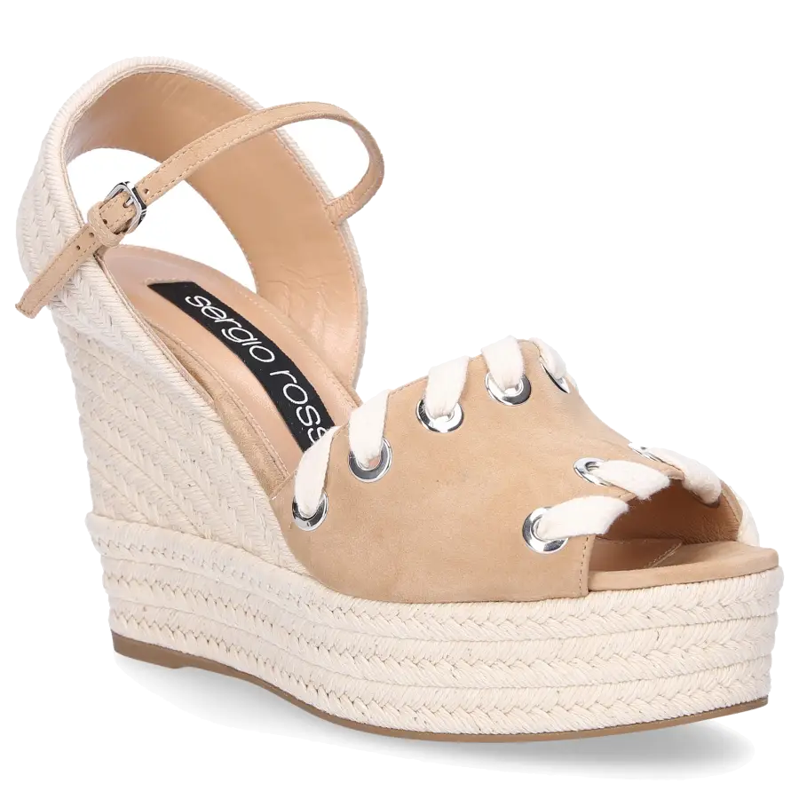 Sergio Rossi - Espadrilles SR1 ESPADRILLE Kalbsleder beige - beige