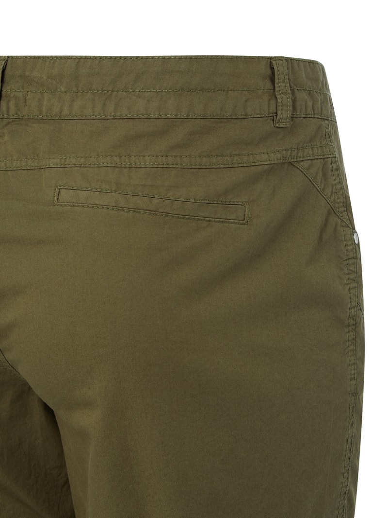 Regular Fit Bermudas aus Baumwolle in khaki