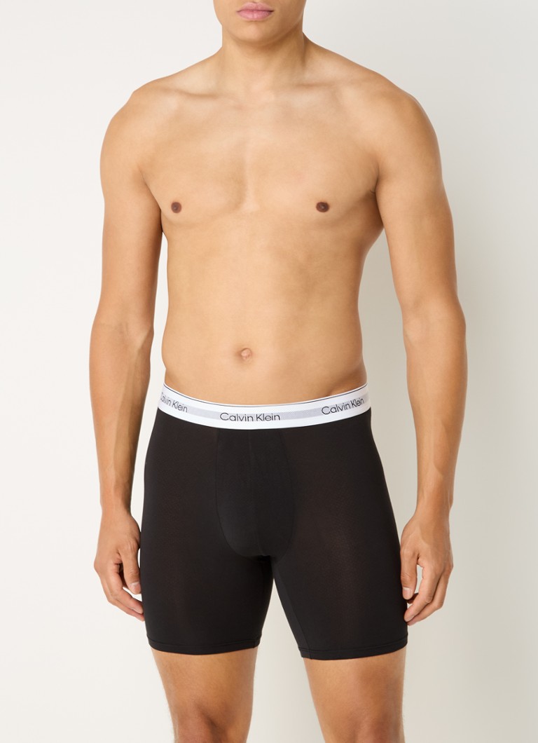 Calvin Klein Modern Air boxer shorts with logo waistband in a 3-pack