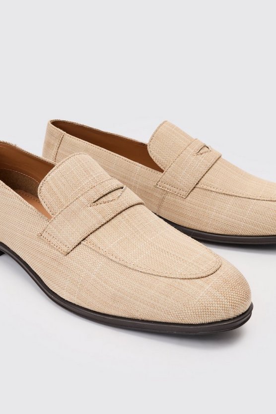 Leinen-Loafers