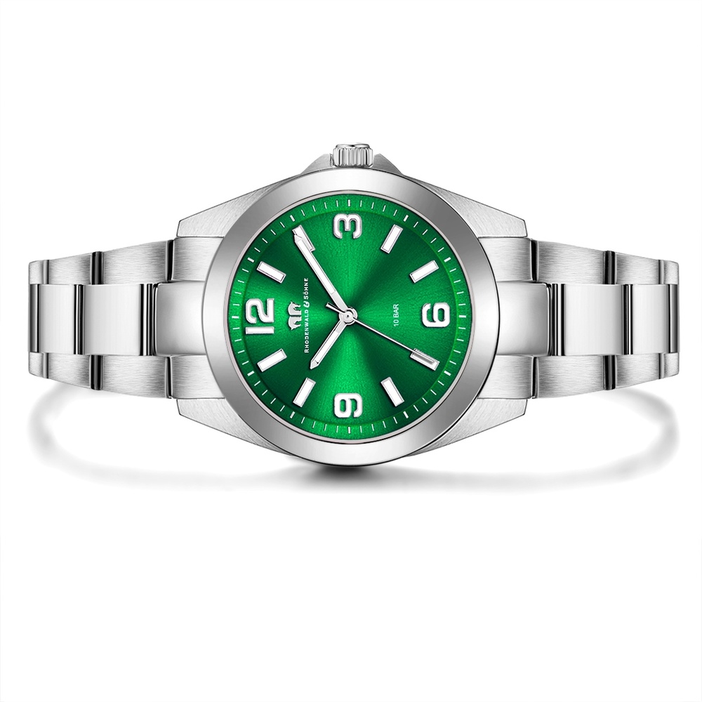 Rhodenwald & Söhne Montre à quartz Majestia en Argent Acier inoxydable en Argent Montre