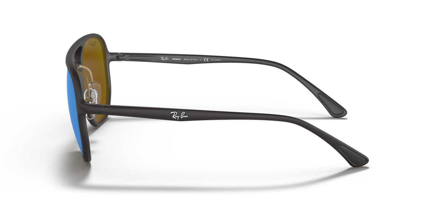 RB4321CH CHROMANCE - Negru mat Albastru