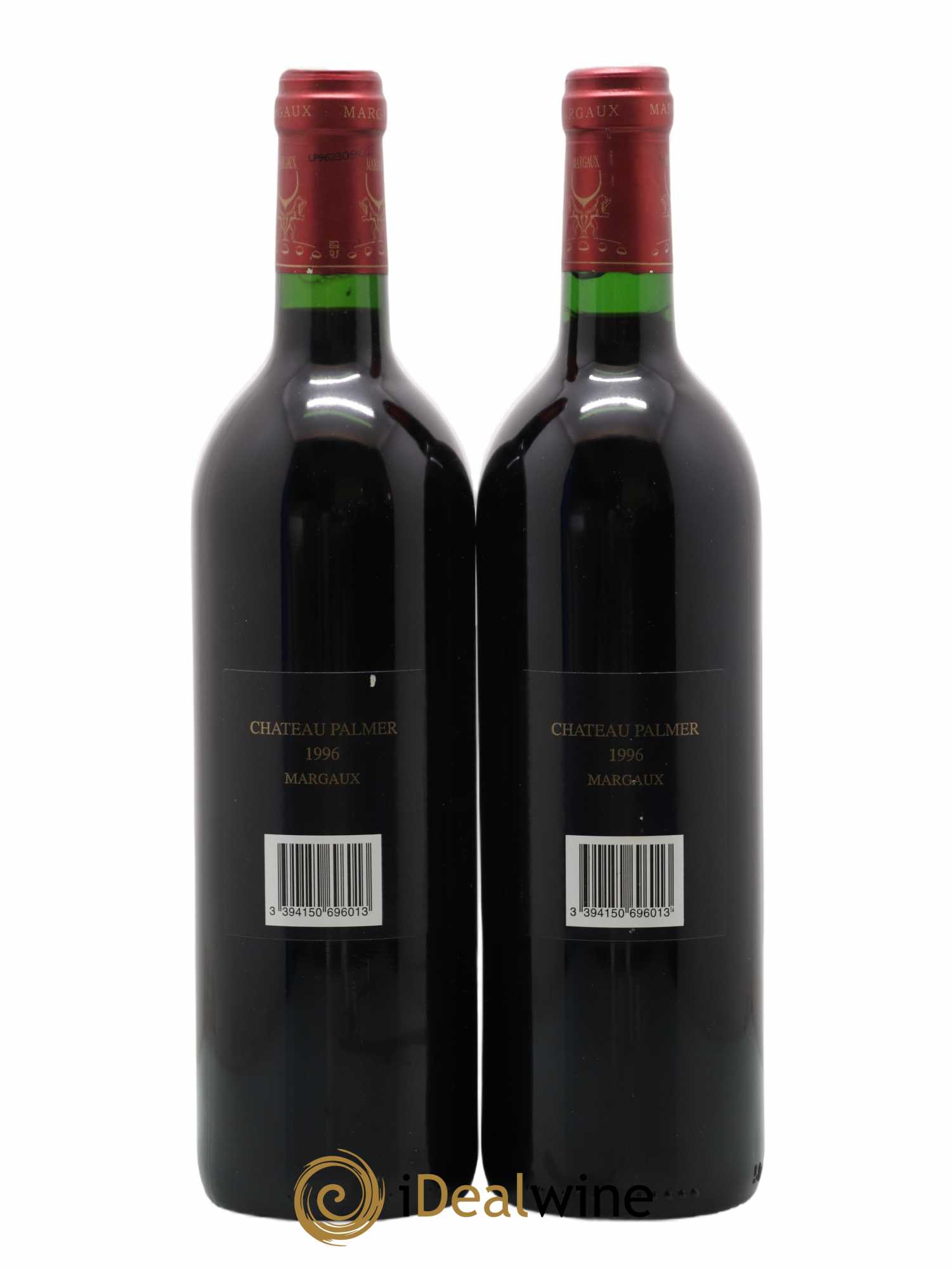 Château Palmer 3ème Grand Cru Classé  1996 - Lot de 2 Bouteilles
