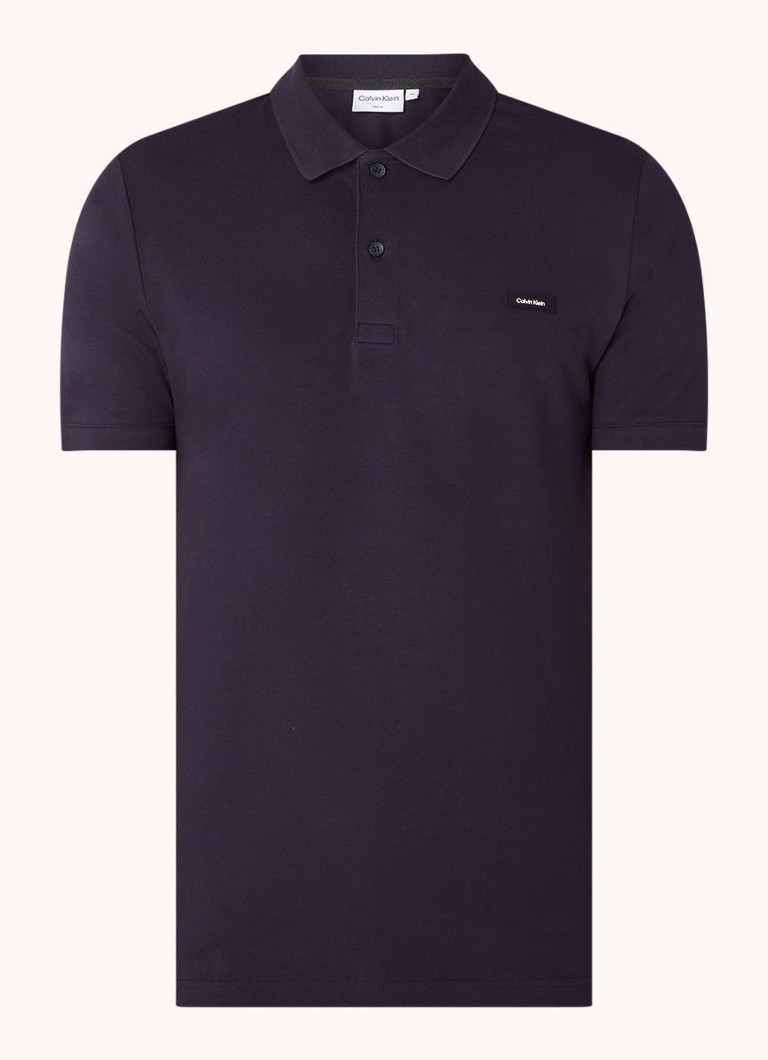 Calvin Klein slim-fit polo shirt made of cotton piqué with logo
