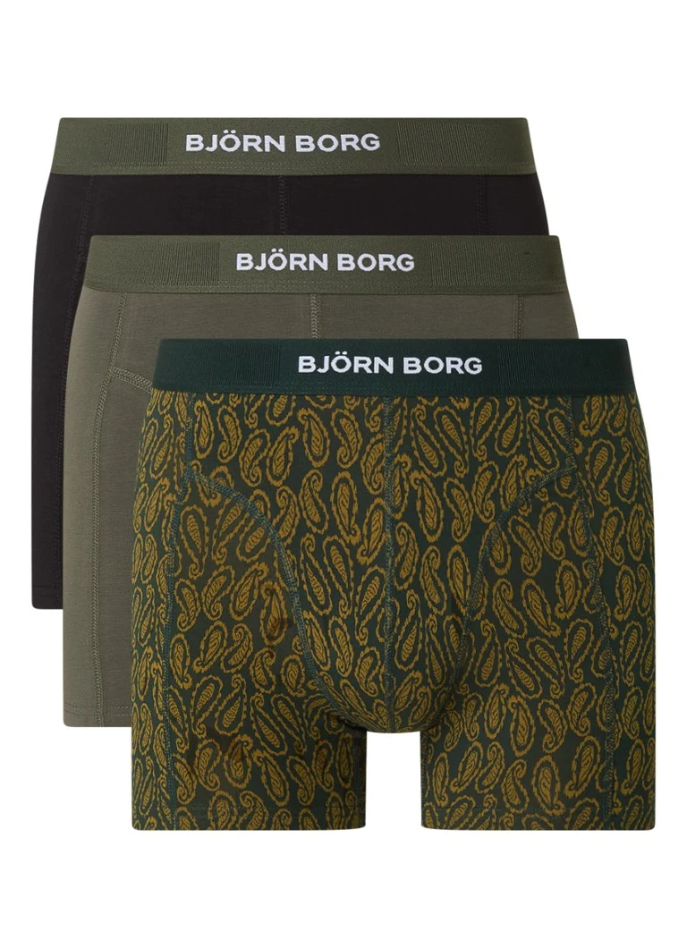 Confezione da 3 boxer in cotone biologico Björn Borg