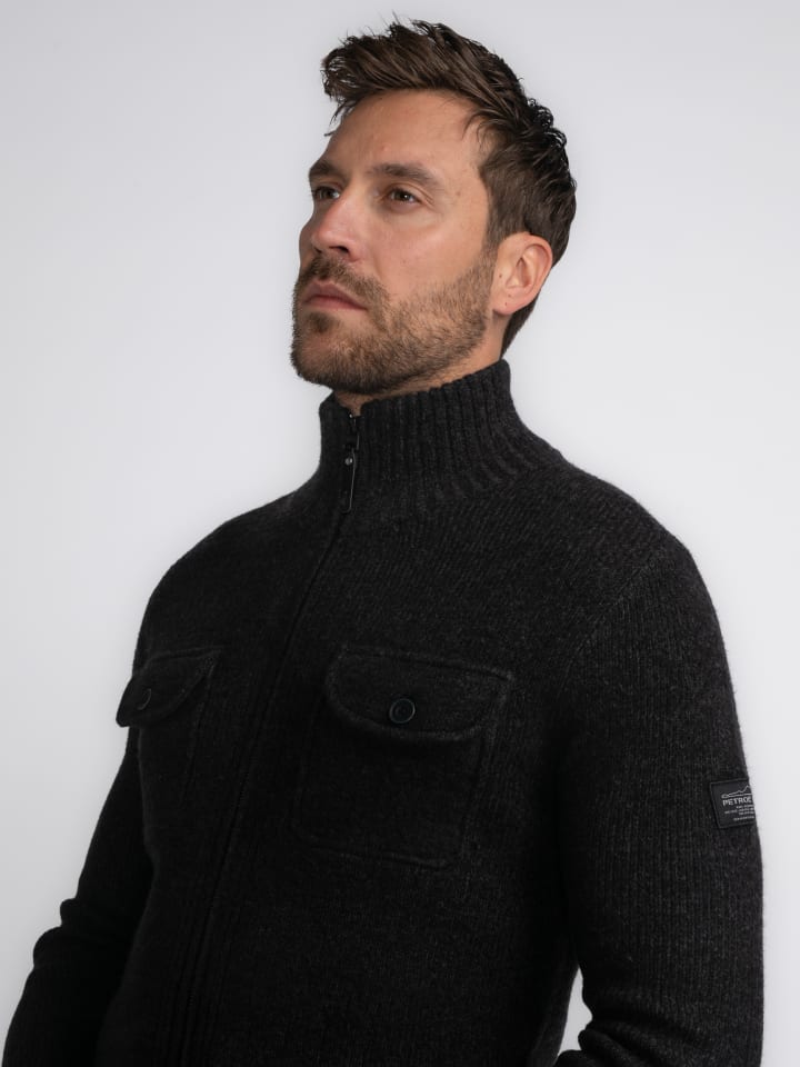 Petrol Industries Pullover in Schwarz günstig kaufen