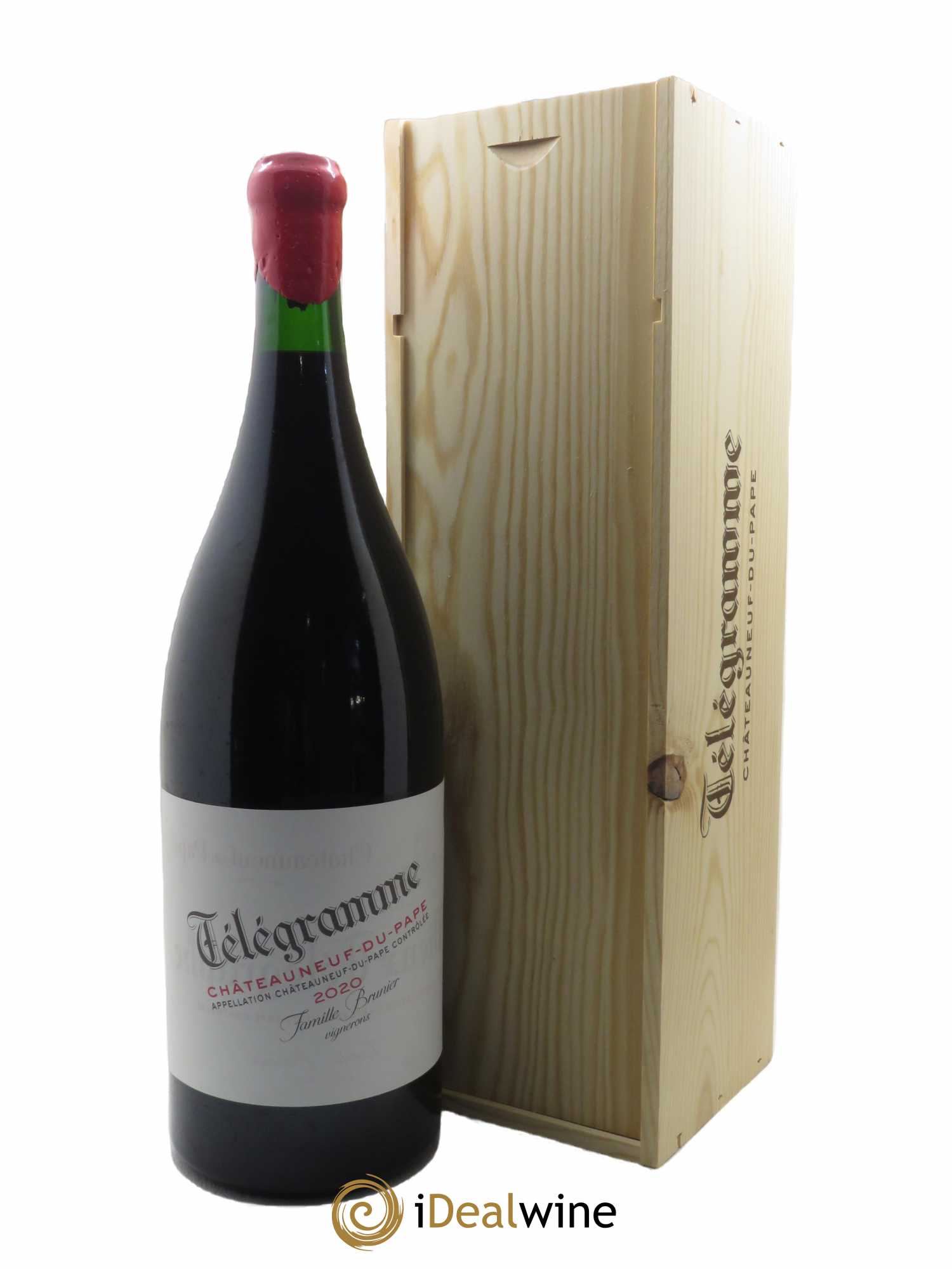 Châteauneuf-du-Pape Télégramme Vignobles Brunier  2020 - Lot de 1 Double-magnum