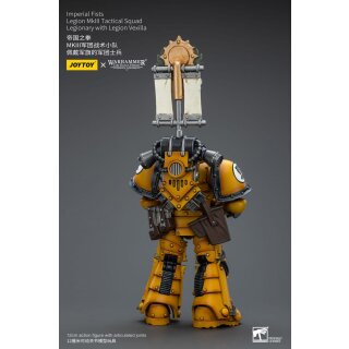 Warhammer The Horus Heresy Actionfigur: Imperial Fists - Legion MkIII Tactical Squad Legionary with Legion Vexilla