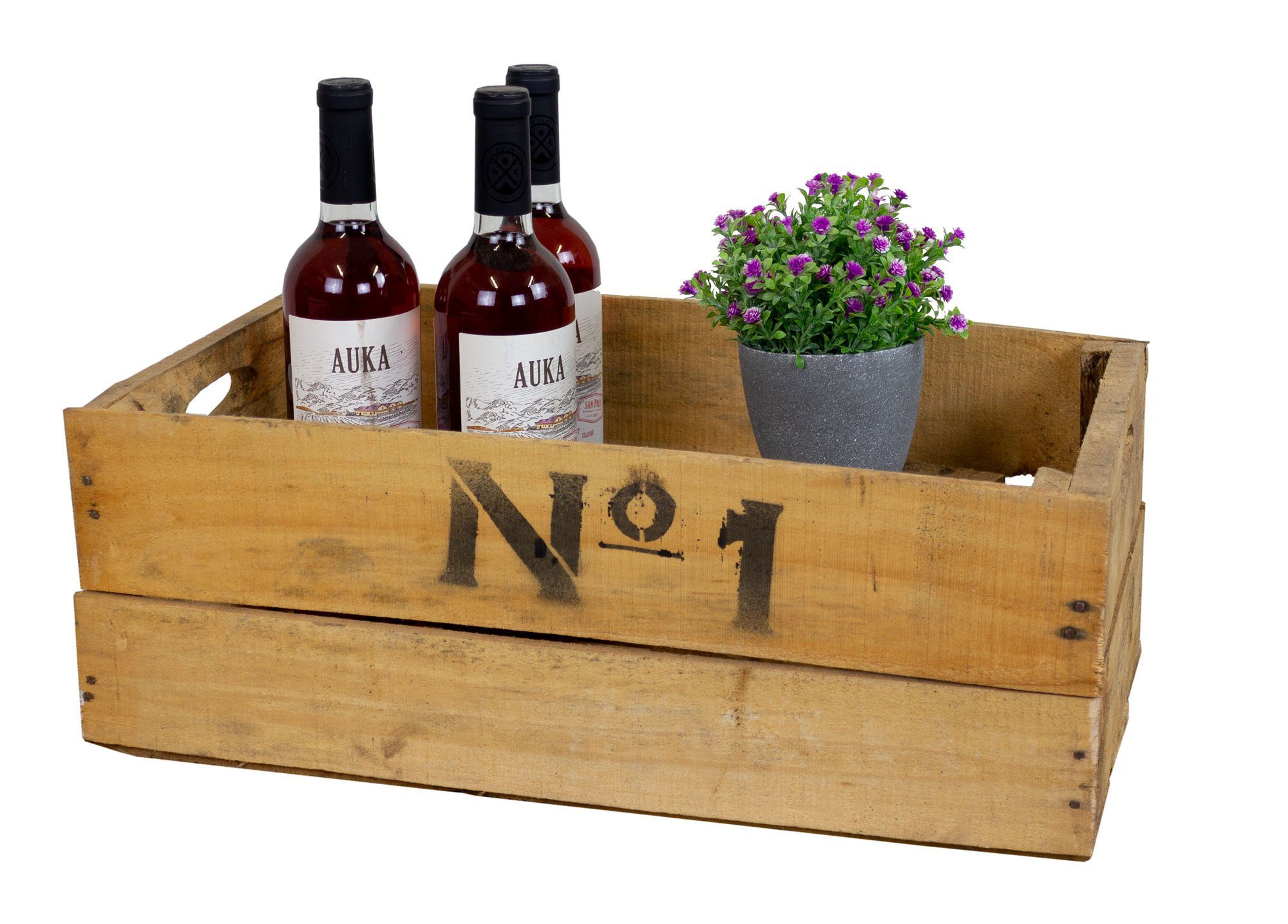Kistenkolli Altes Land Allzweckkiste alte Holzkiste Weinkiste Obstkiste Number in verschiedenen Grössen