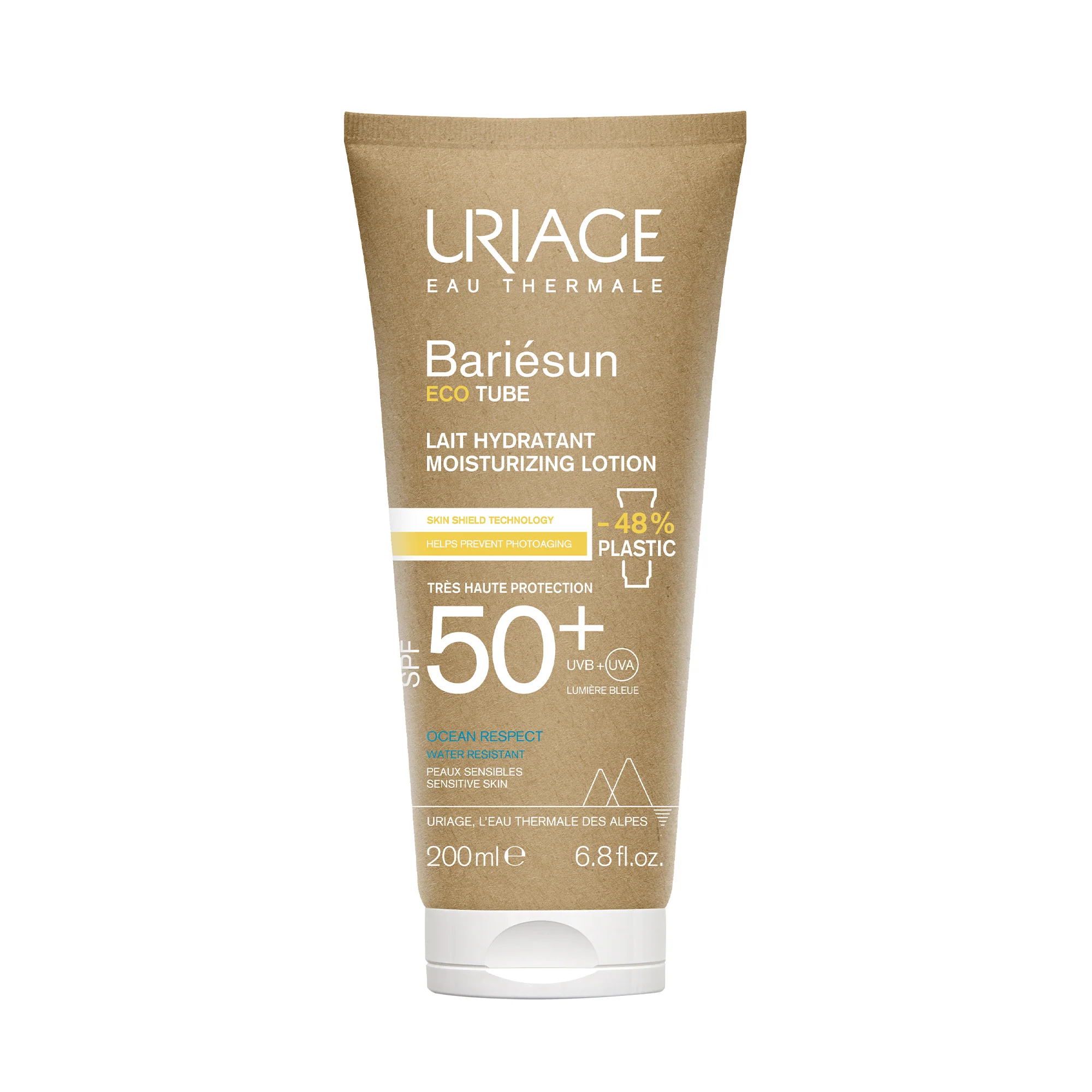 BARIESUN Eco Tube saules aizsargkrēms SPF50+ - augstas aizsardzības ķermeņa saules aizsargkrēms.