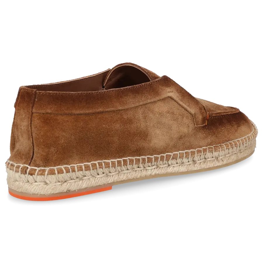 Santoni - Espadrilles 18405 Veloursleder - braun