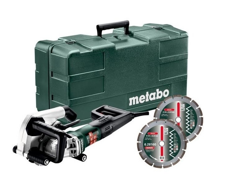 Metabo 604040500 MFE40 Scanalatrice da muro da 1900 Watt + 2 dischi diamantati