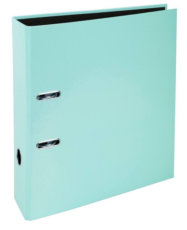 Exacompta Aquarel Prem Touch Ordner DIN A4 80 mm Pastellgrün 2 Ringe 53568E Pappkarton Hochformat 10 Stück