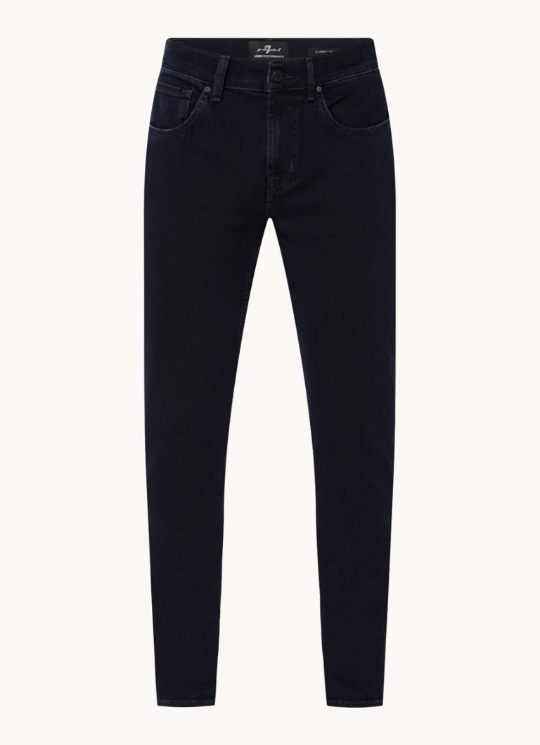 7 For All Mankind Uske traperice s tamnim pranjem