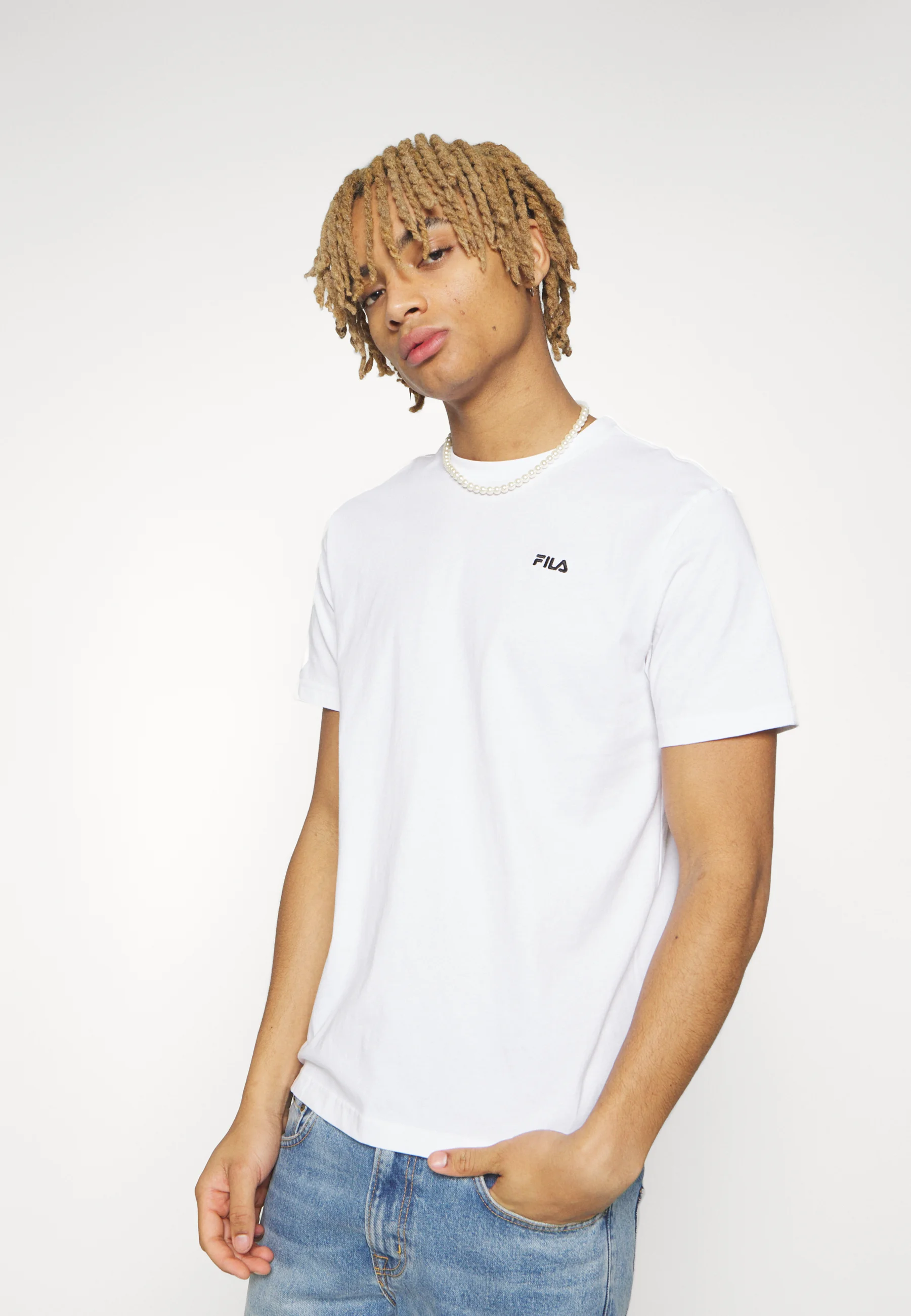 Fila BERLOZ TEE UNISEX - Camiseta básica