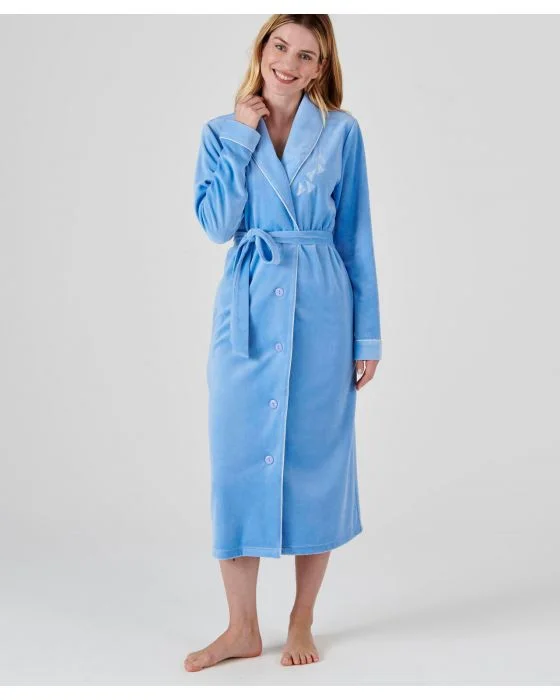 Robe de chambre maille velours