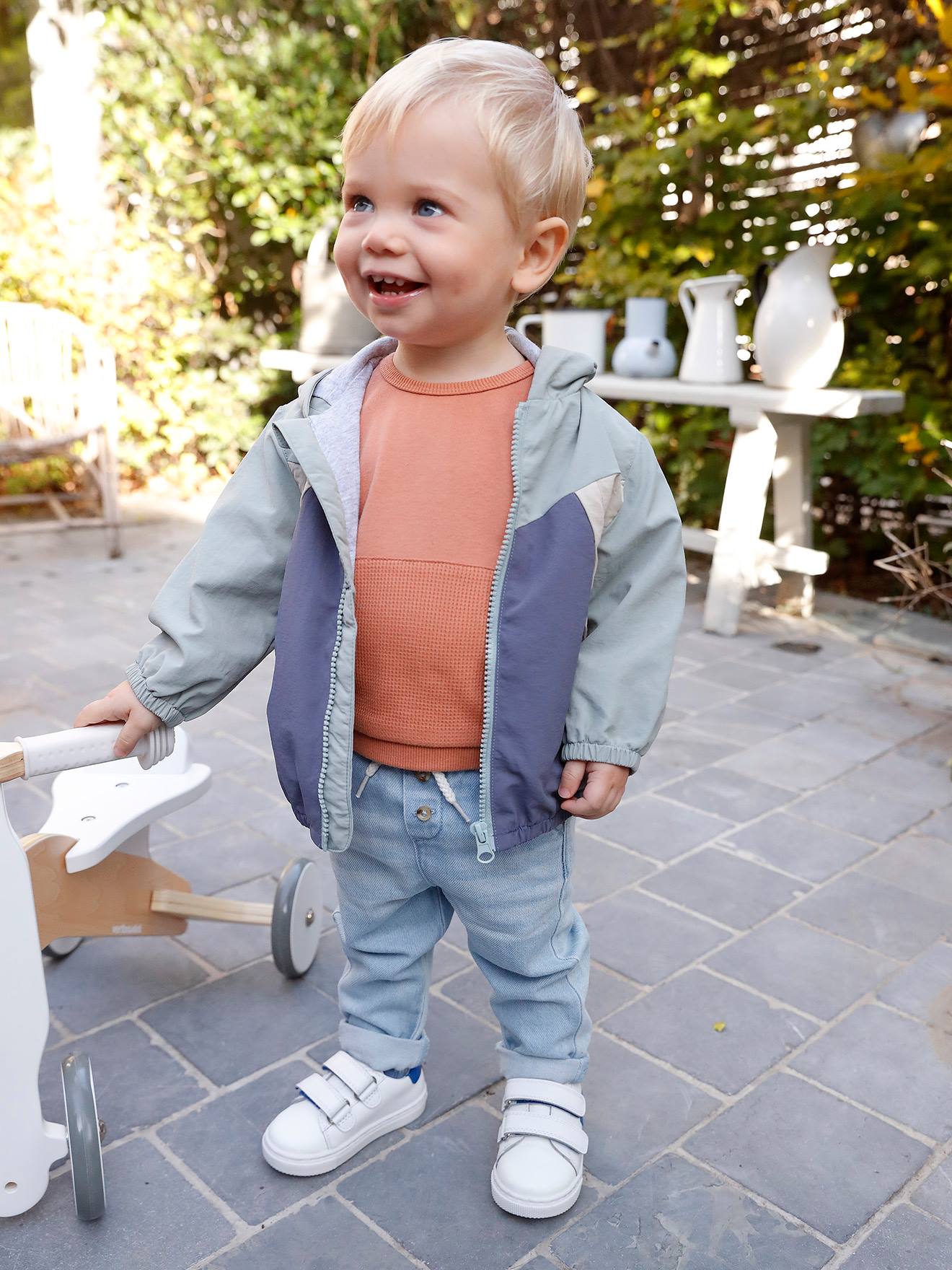 Vertbaudet Jungen Baby Anorak - camel