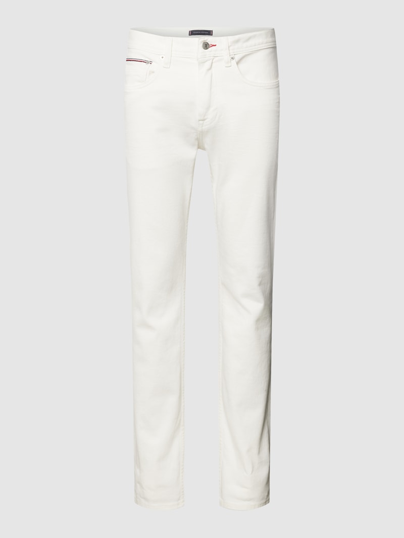 Straight Fit Jeans im 5-Pocket-Design Modell 'DENTON' in ecru