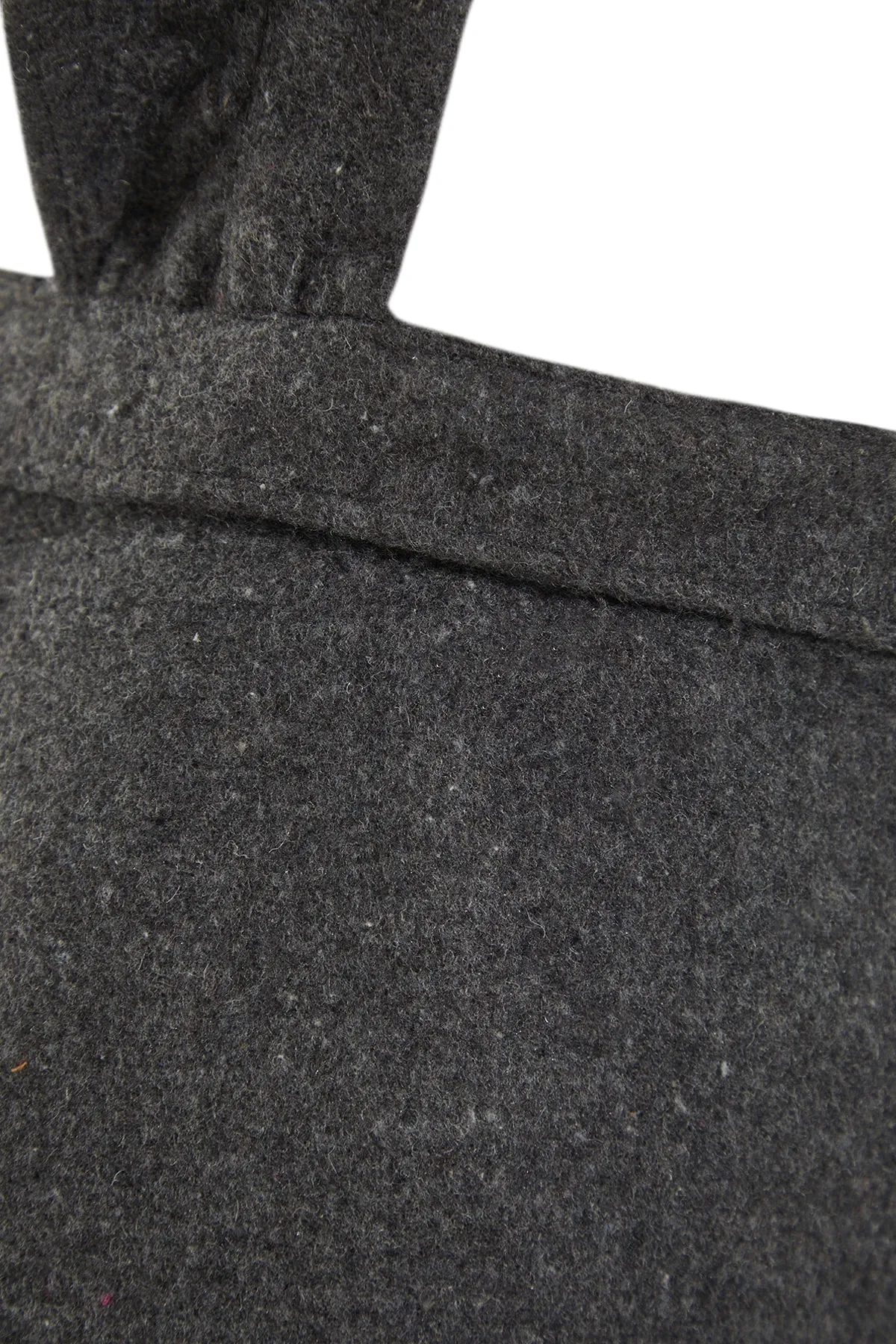 Trendyol Collection  Anthrazitfarbenes, gerüschtes Gilet-Webkleid TWOAW20EL0292