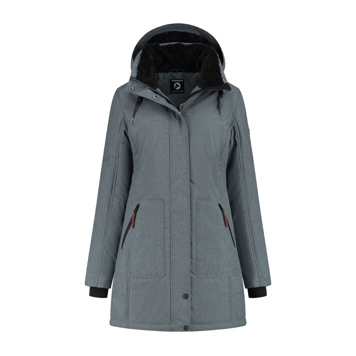 Travelin' Ylva marineblaue Damen Jacke