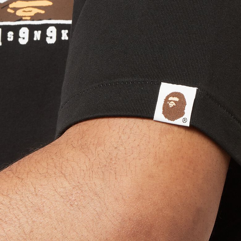 A Bathing Ape Hand Draw BAPE Tee black