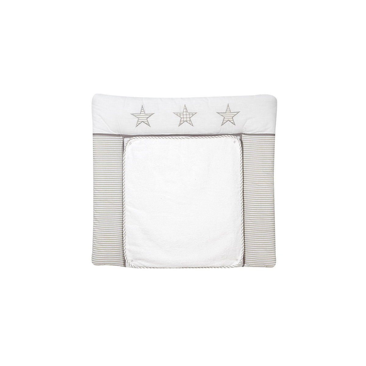 Wickelauflage Stern, crema, 80 x 75 cm