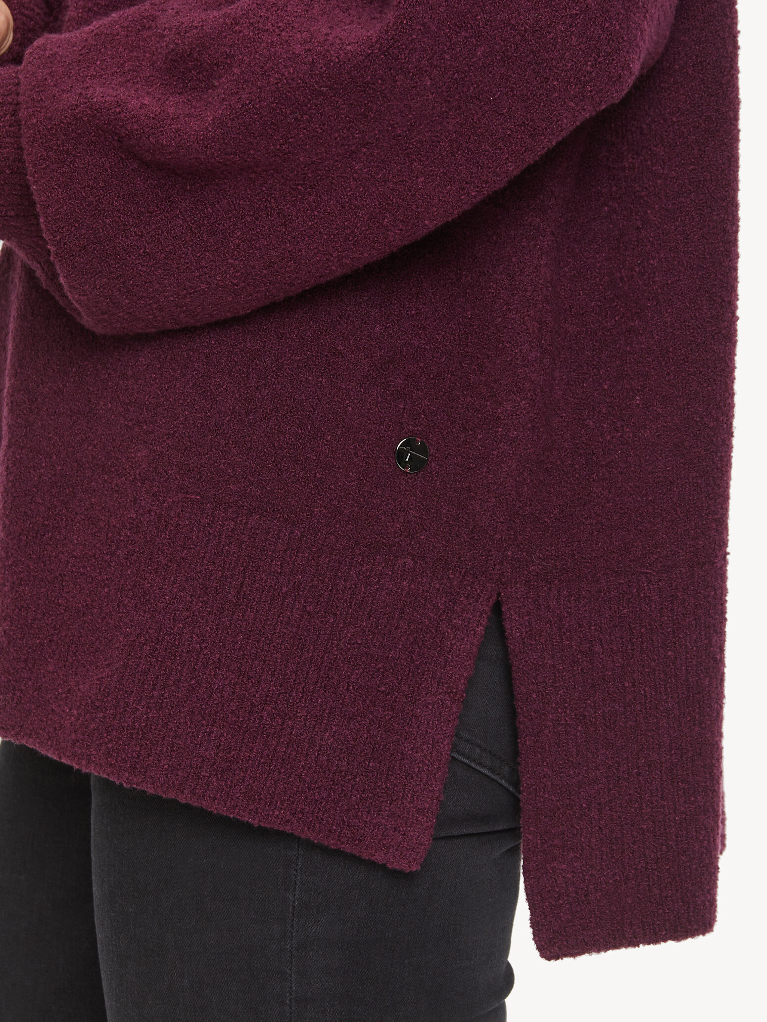 Pull-over en tricot - mauve