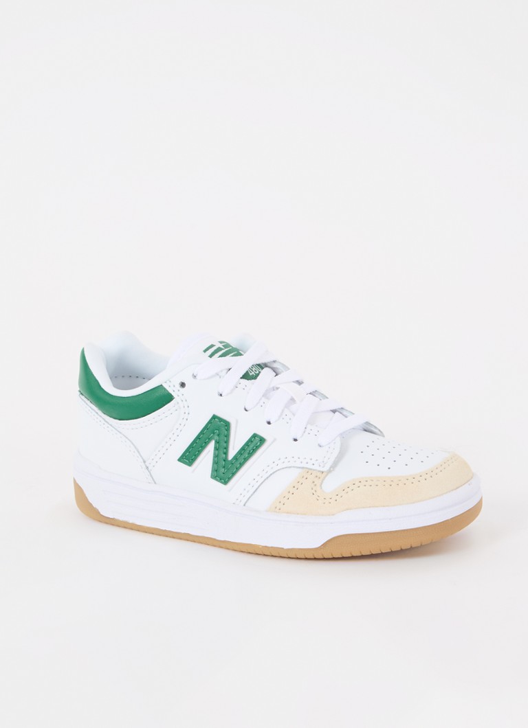 New Balance 480 -nahkakengät mokkanahkaisilla yksityiskohdilla