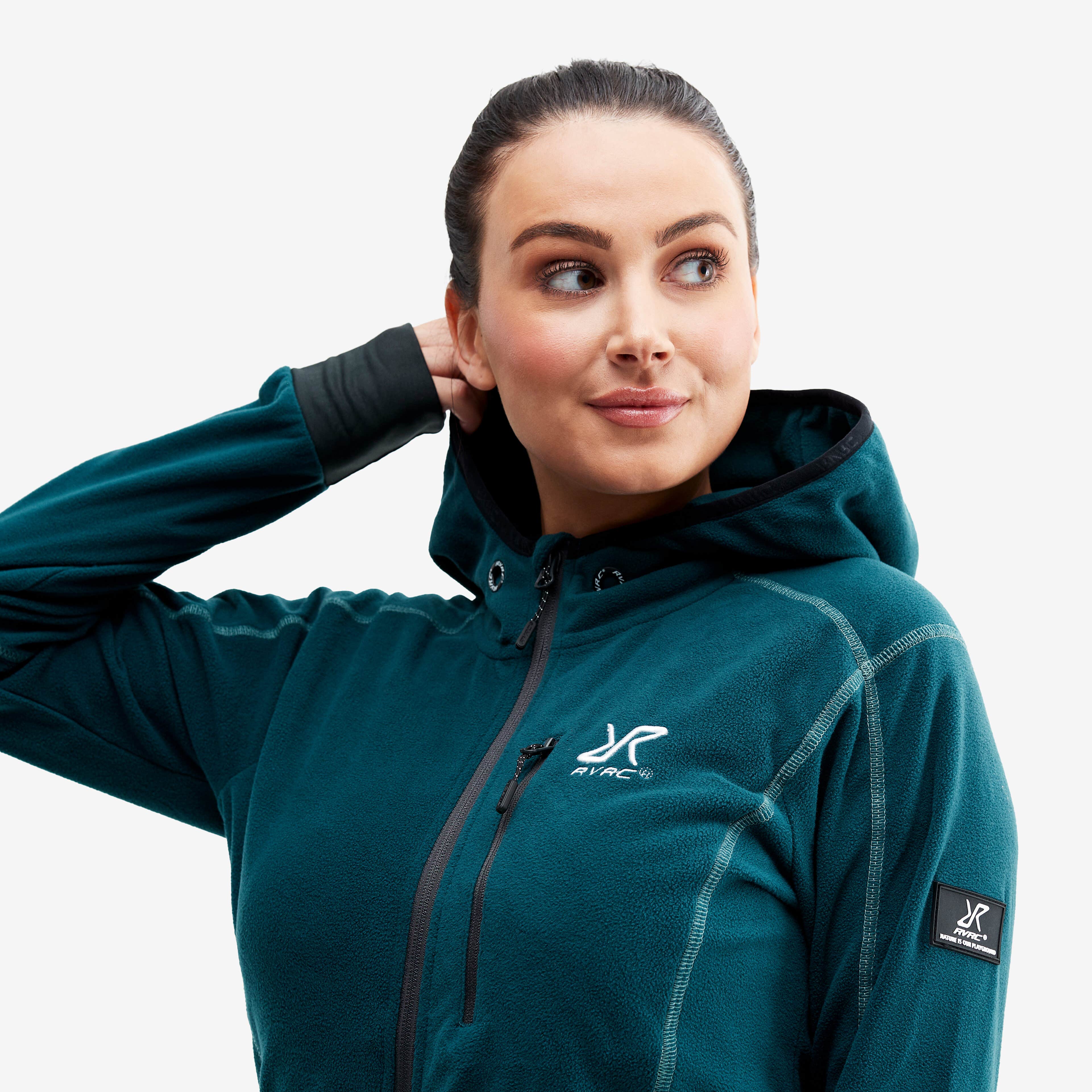 Trekker Hoodie Femme Teal