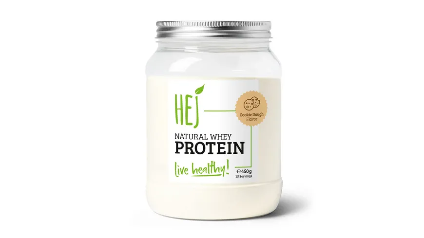 HEJ® Natural Whey Protein Cookie Dough 450 g