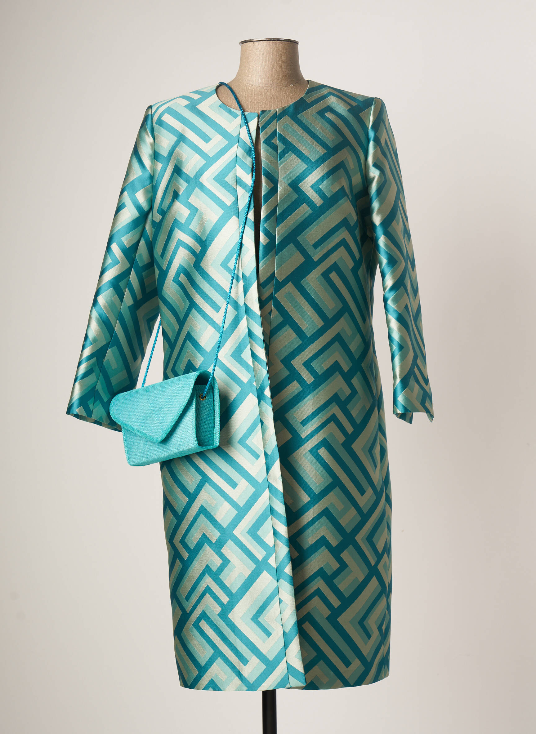 Paule Vasseur Manteaux Longs Femme couleur bleu