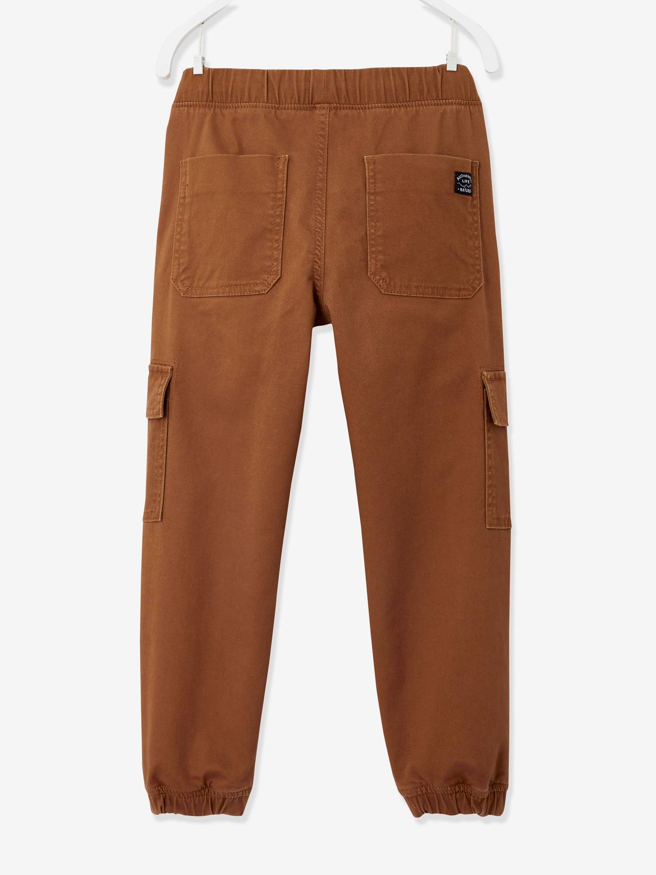 Vertbaudet Jungen Cargohose mit Dehnbund Oeko-Tex - camelfarben