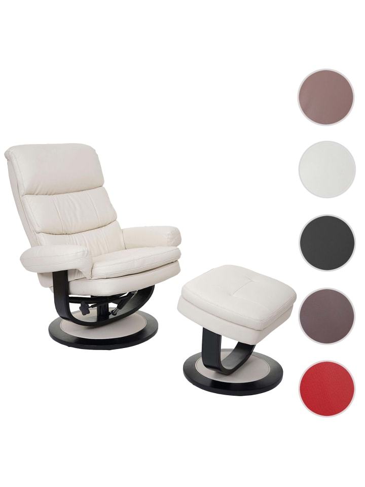 MCW Relaxsessel C16 mit Staufach, Kunstleder creme günstig kaufen onesize