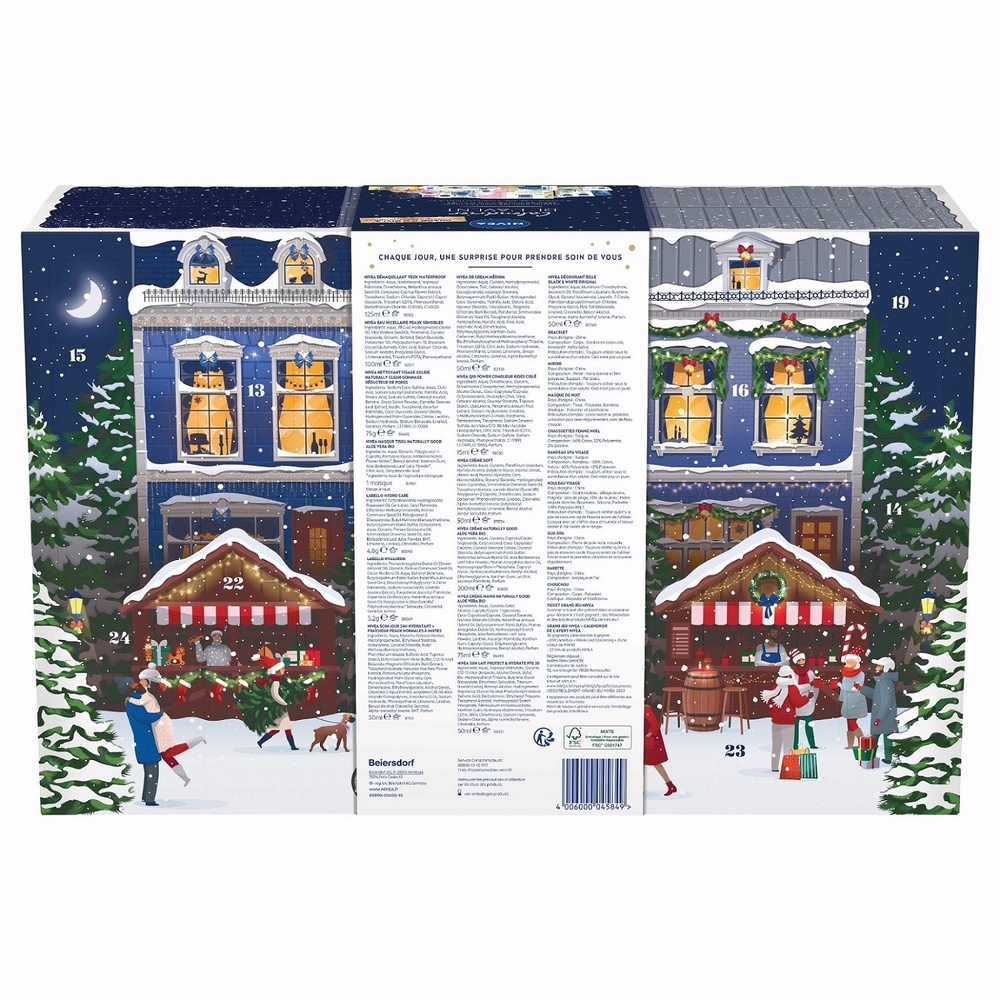 nivea Calendrier de l'Avent Coffret 24 surprises soin
